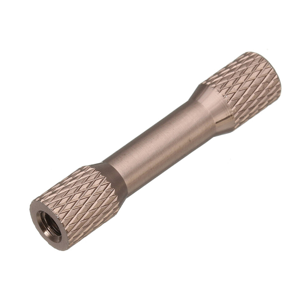 (Gray) 10Pcs M3 15mm Knurled Standoff Aluminum Alloy Multicolor