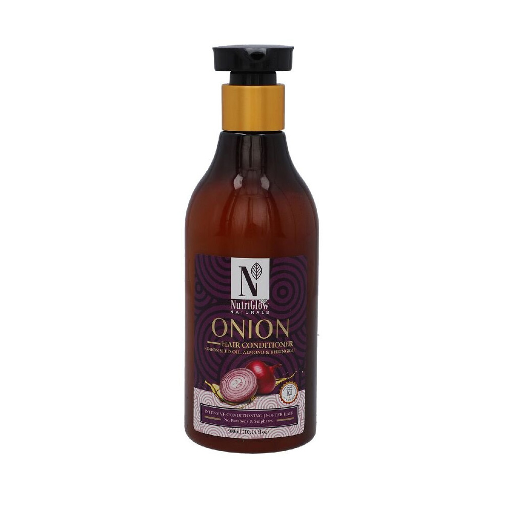 Nutriglow Natural Onion Hair Conditioner Cleansing, Dries Hair Womens - 300Ml