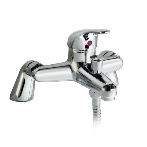 NES Home Studio Bath Shower Mixer Tap With Shower Handset Chrome 1