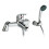 NES Home Studio Bath Shower Mixer Tap With Shower Handset Chrome 1