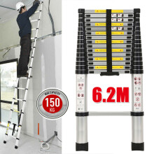 6.2M Heavy Duty Aluminium Folding Multi-Purpose Telescopic Step Ladder
