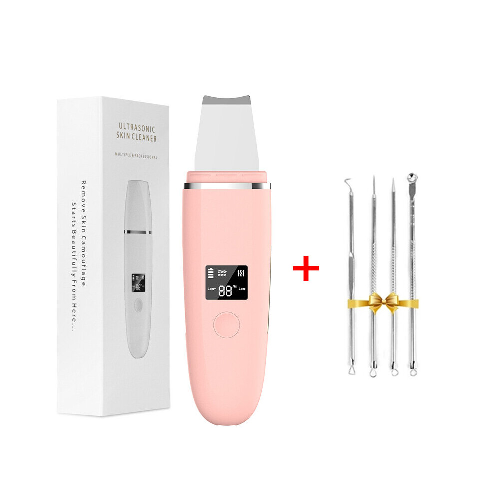 Gacloz Pink ( B) Ultrasonic Skin Scrubber Blackhead Peeling Remover