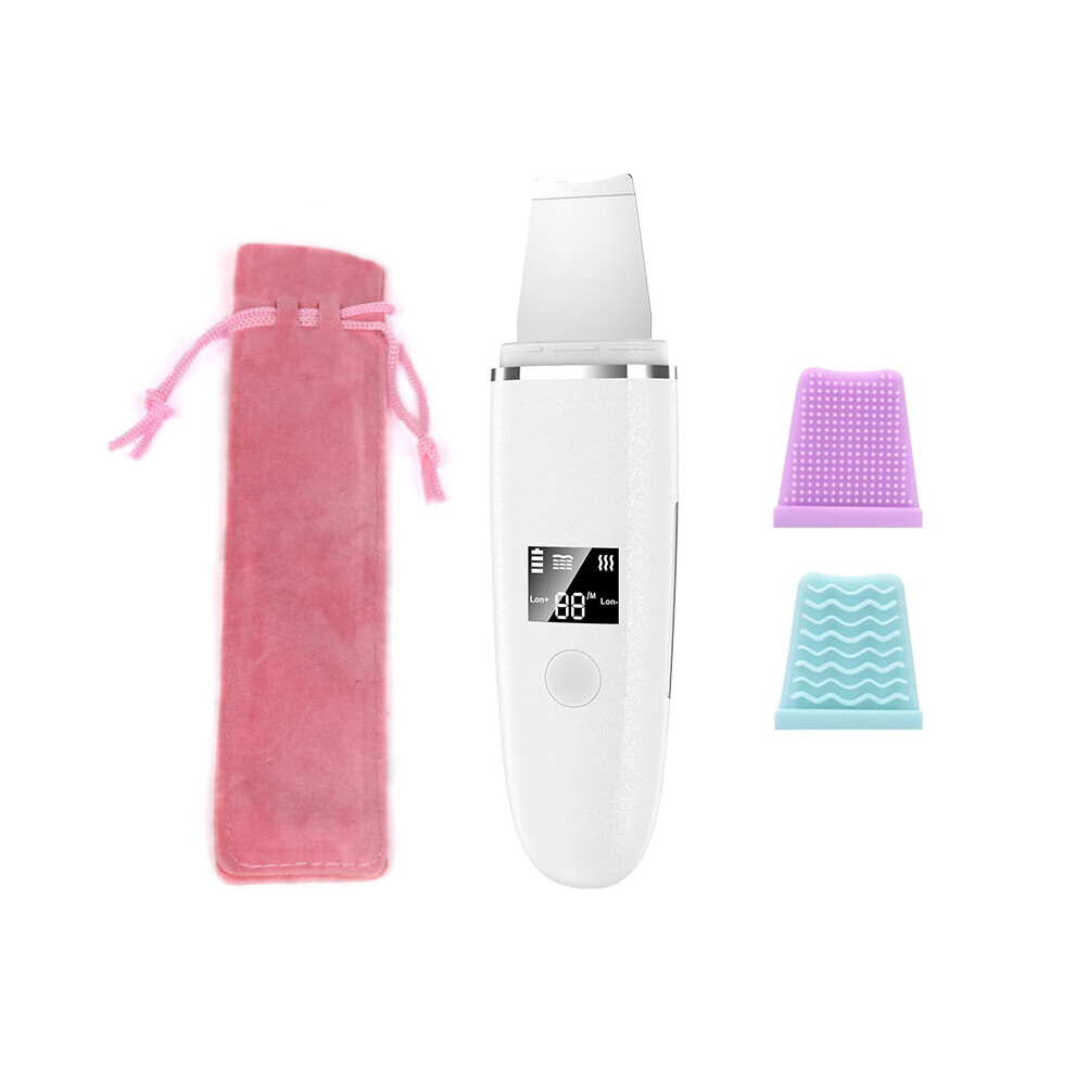 Gacloz White ( A) Ultrasonic Skin Scrubber Blackhead Peeling Remover