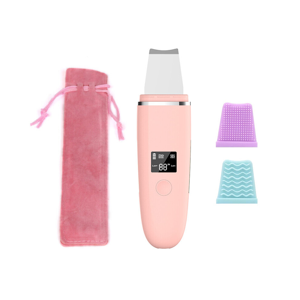 Gacloz Pink ( A) Ultrasonic Skin Scrubber Blackhead Peeling Remover