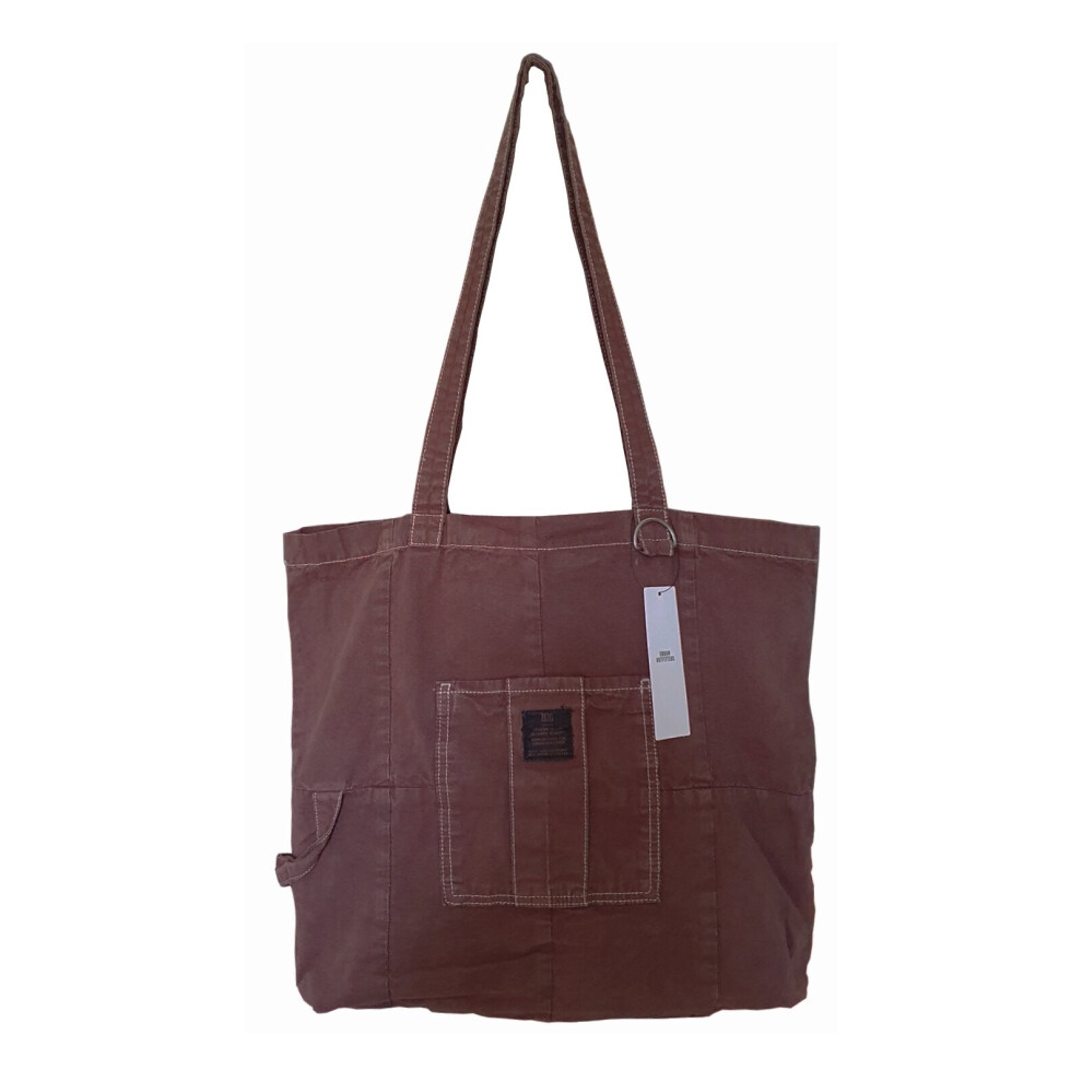 Urban Outfitters Patch Work Cargo Tote Bag With Exterior Pocket