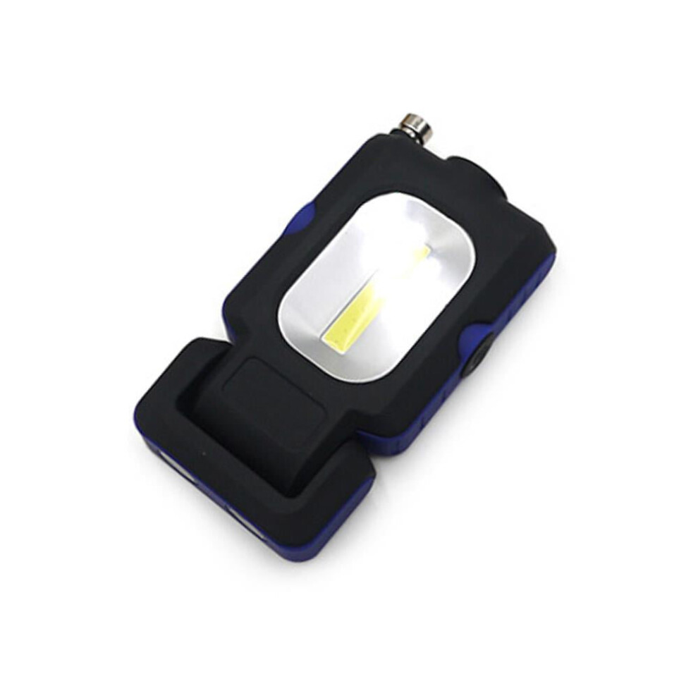 (Blue) 5 in1 LED + COB Dual Light Magnetic Antenna Picker Work Light