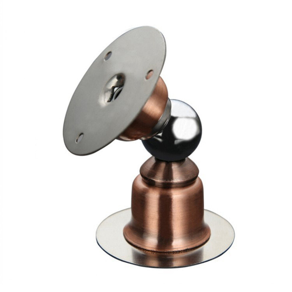 (Red Copper) Stainless Steel Door Stopper Thickened Strong Magnetic Doormagnet Doors Touch Suction
