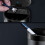 (Grey) Car Ashtray LED Light Portable Aluminum Cup Smokeless 8