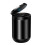 (Black) Car Ashtray LED Light Portable Aluminum Cup Smokeless 9