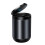(Black) Car Ashtray LED Light Portable Aluminum Cup Smokeless 10