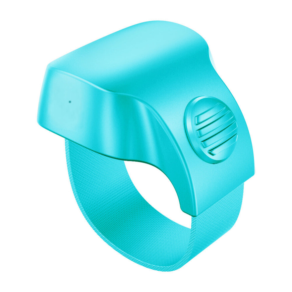 (Blue) Phone Camera Remote bluetooth Controller Smart Finger Ring Wearable Devices