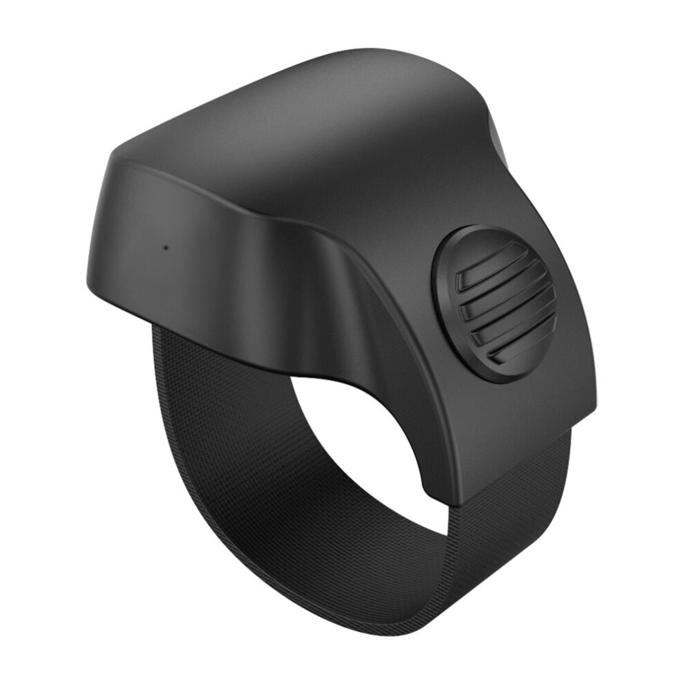 (Black) Phone Camera Remote bluetooth Controller Smart Finger Ring Wearable Devices