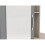 Nevada Mirrored Open Shelf Wardrobe Grey Gloss/Light Oak Effect Veneer 2