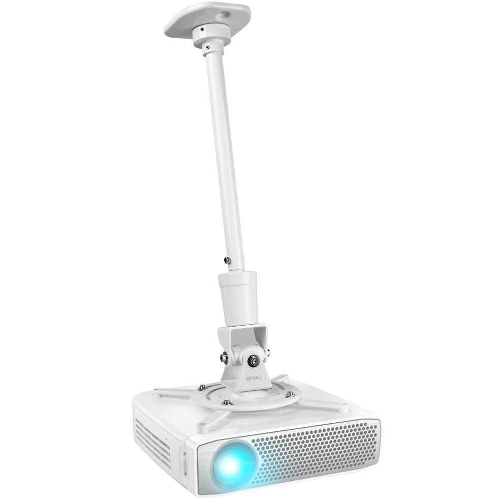 Duronic Pb08xl Projector Mount, Xl Ceiling/Wall Bracket, 10Kg Capacity, Universal, Heavy Duty, Fittings Included, Rotate 360 5056311900671