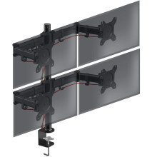 Duronic DM254 Quad Monitor Stand for Four 13-27