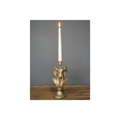 Elephant Candle Holder | Gold | African Inspired | Dinner / Taper 2