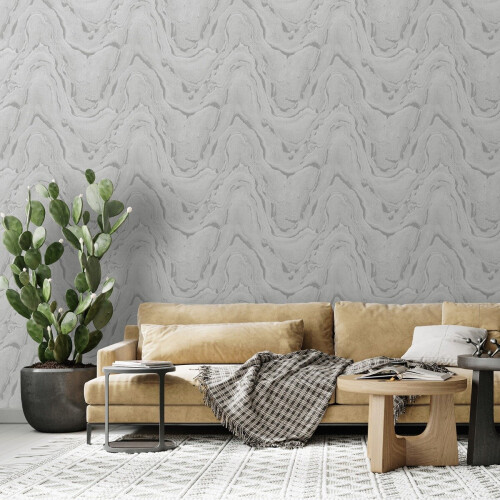 Muriva Woodgrain Wallpaper Silver Muriva 199502 2