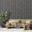 Muriva Woodgrain Panel Wallpaper Charcoal Muriva 193503 3