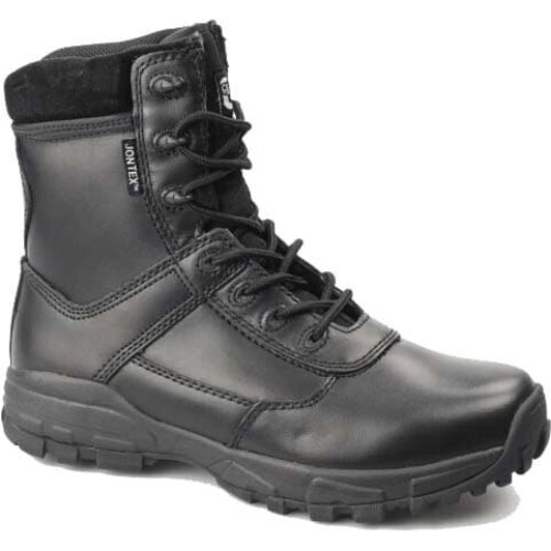 (Black, UK 8) Grafters Ambush Mens Waterproof Combat Military Cadet Leather Boots