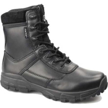 (Black, UK 12) Grafters Ambush Mens Waterproof Combat Military Cadet Leather Boots