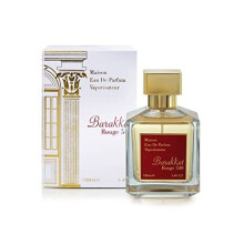 BARAKKAT ROUGE 540 Edp Perfume Spray 100ml by Fragrance World } Violet, Laotian oud, Bulgarian rose, Turkish rose } Tawakkal Perfumes