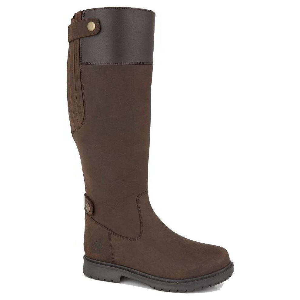 (Brown, UK 5) Woodland Harper Womens Ladies Waterproof Riding Equestrian Country Boot