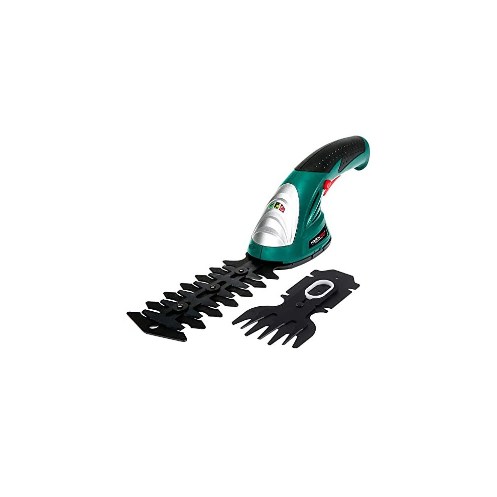 Posenpro 7.2V 2-In-1 Cordless Hedge Trimmers Electric Grass Trimmer Shrubbery Trimmer Handheld Shrub Shear Rechargeable Lithium-Ion Built-In Battery