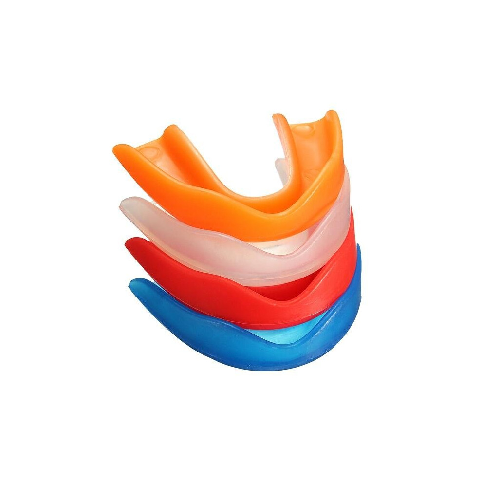 (Orange) Sports Basketball Football Rugby MMA Mouthguard Mouth Guard