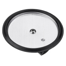 (Silver) Garbage Unit Seal Ring Stainless Steel Disposal Stopper Splash Guard For Waste King 80mm