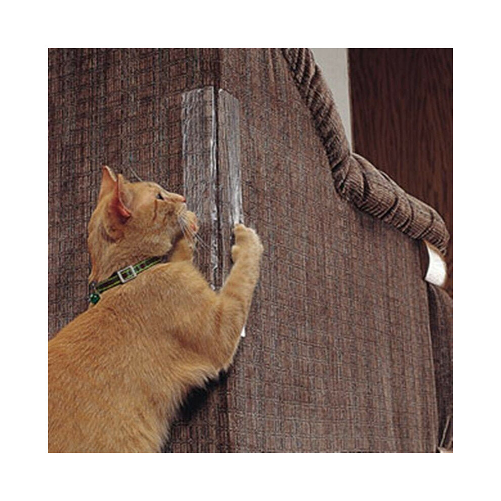 (L  23 x 46 cm) 2 Pcs Pet Cat Scratch Guard Mat Furniture Protector Cat Scratching Post Sofa Pad