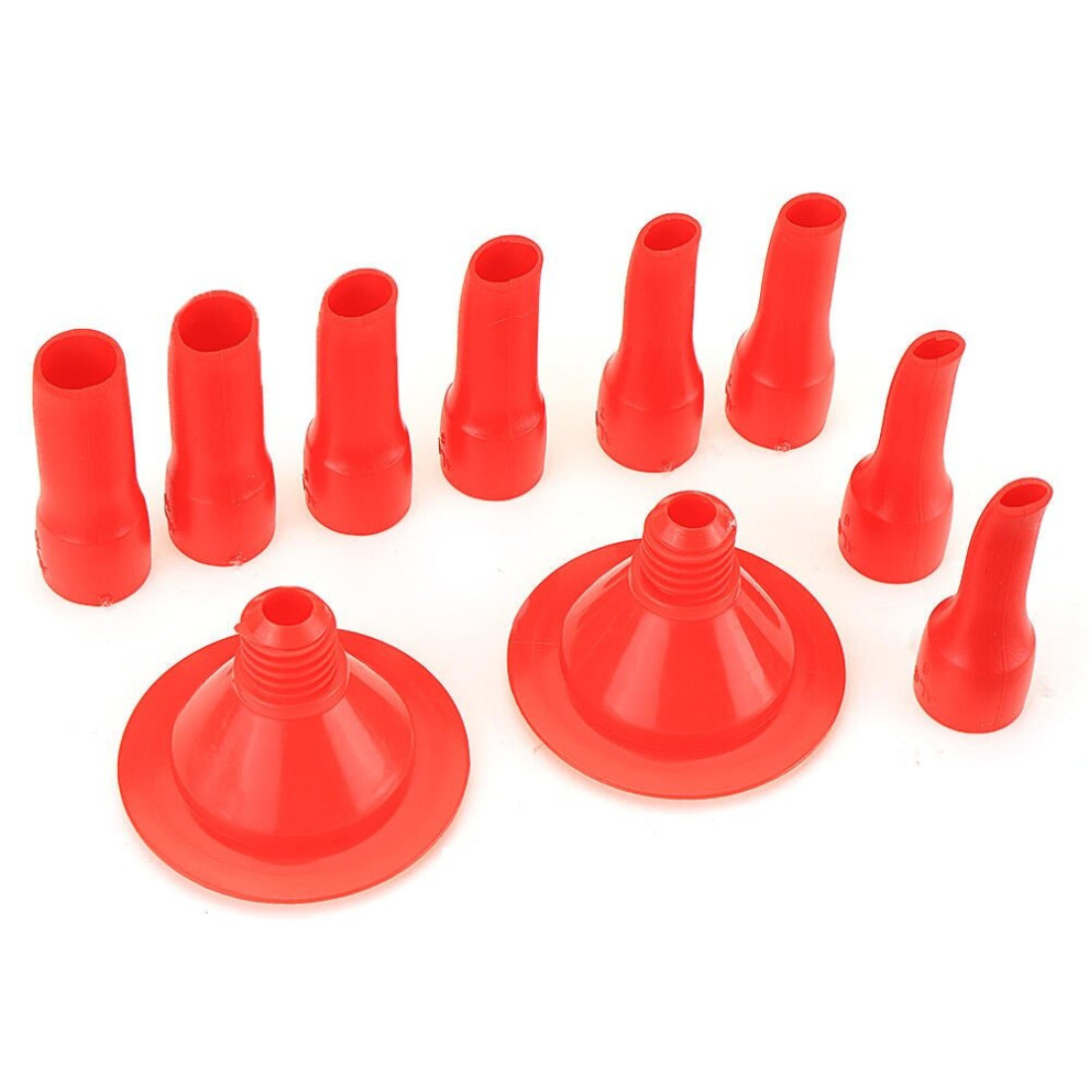 (6mm) 10pcs Universal Glue Nozzle Glass Glue Tip Mouth Nozzle with Base