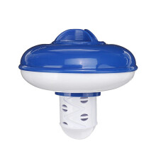 Floating Tablet Spa Chemical Dispenser Pool Chlorine Holder ,Bottom retractable