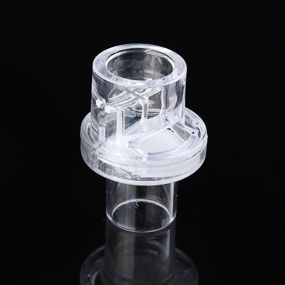 (TransparentÂ 1) 10Pcs Disposable One-way CPR Mask Training Valves Mouthpieces Micromask