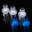 (Blue 1) 10Pcs Disposable One-way CPR Mask Training Valves Mouthpieces Micromask 5