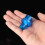 (Blue 1) 10Pcs Disposable One-way CPR Mask Training Valves Mouthpieces Micromask 10