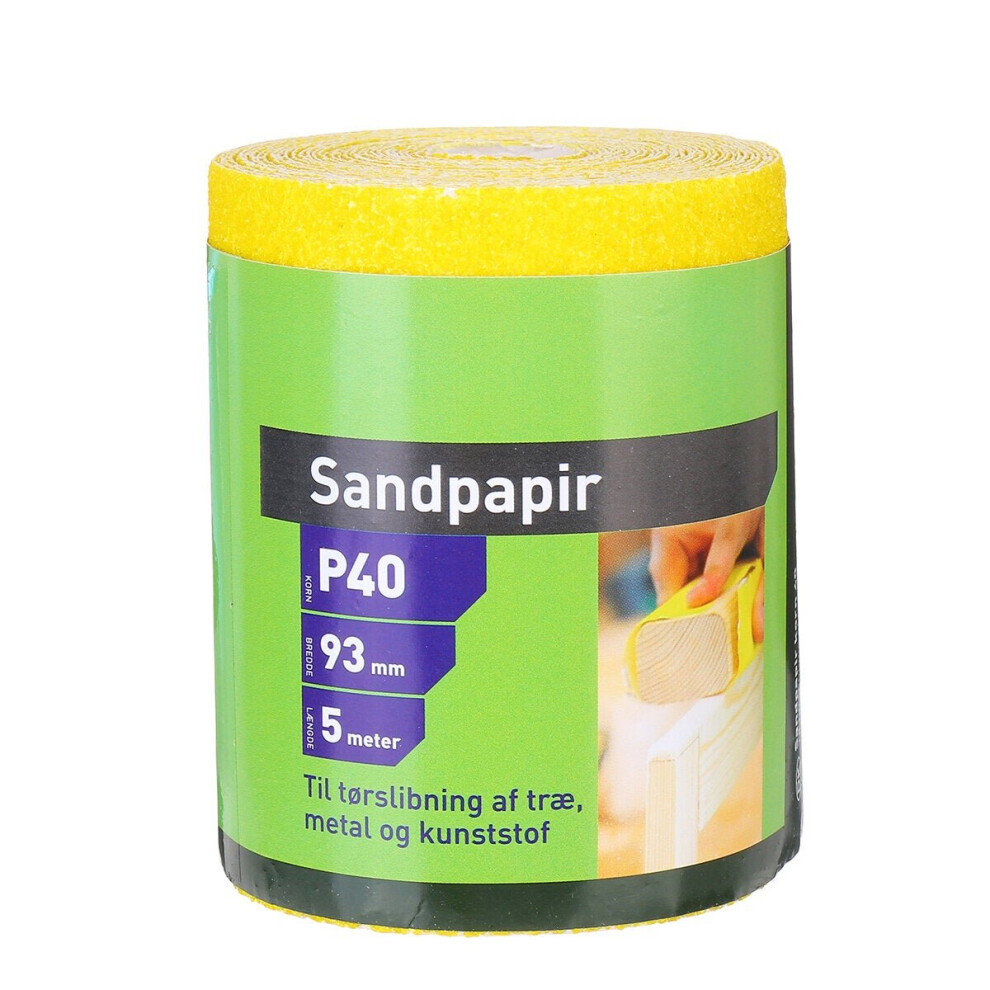 (P40) 5M Sandpaper Roll P40/60/80/120/180 For Wood Paint Handicrafts Electronic Circuit Boards