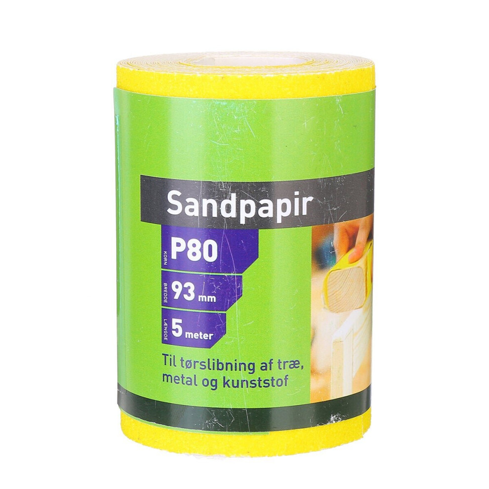 (P80) 5M Sandpaper Roll P40/60/80/120/180 For Wood Paint Handicrafts Electronic Circuit Boards