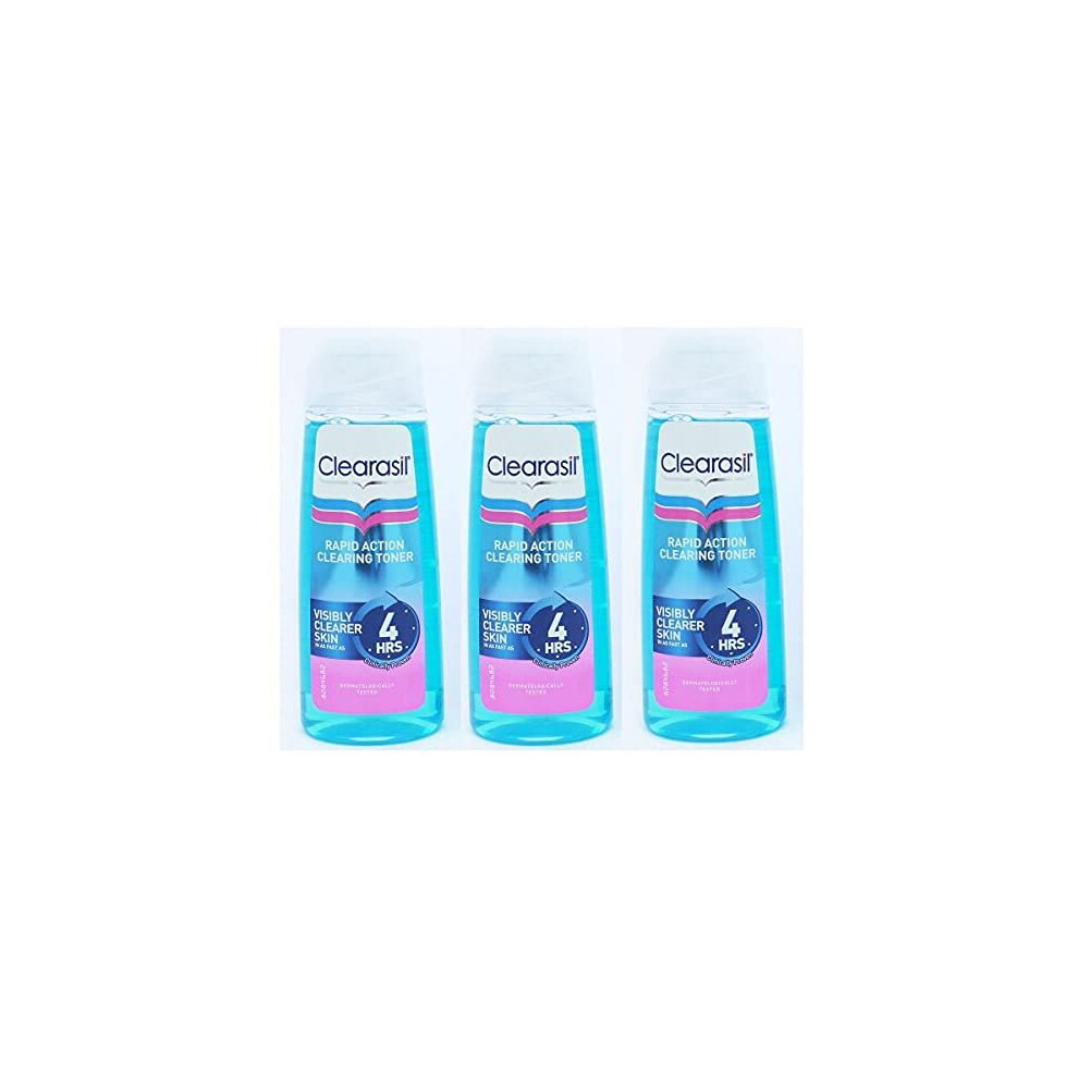 (THREE PACKS) Clearasil Rapid Action Clearing Toner 200ml