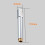(Square) Mordern Style Copper Shower Head - Chrome Finish Bathroom Spray 8