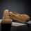 (White, 7.5) Men Vinatge Canvas Splicing Elastic Lace Up Ankle Boots 8