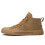 (White, 7.5) Men Vinatge Canvas Splicing Elastic Lace Up Ankle Boots 4