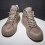 (White, 7.5) Men Vinatge Canvas Splicing Elastic Lace Up Ankle Boots 9