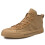 (White, 7.5) Men Vinatge Canvas Splicing Elastic Lace Up Ankle Boots 16