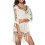 (Black) Tassel 3D Hook Flower Beach Sun Protection Cover-Ups 7