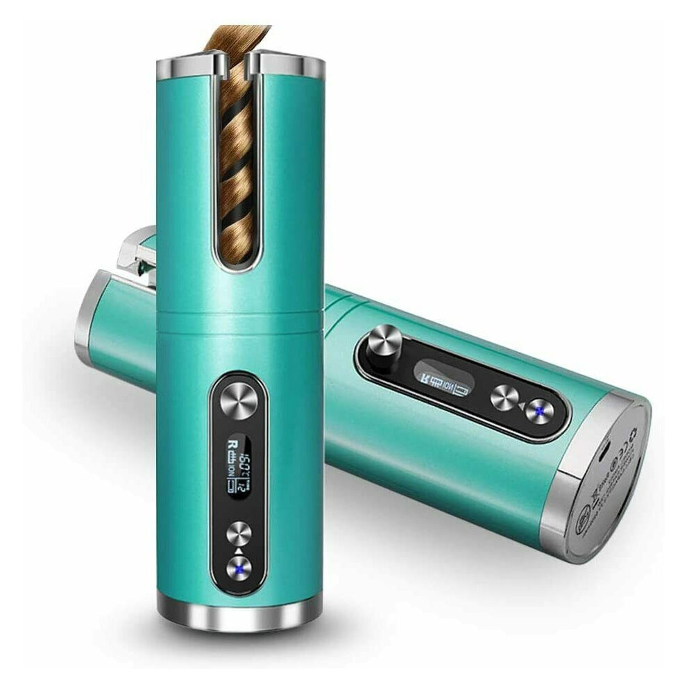 Sesamegate Automatic Wireless Curling Iron, Usb Charging Portable Hair Curler