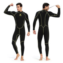 (XL) Men's 3mm Back Zip Full Body Wetsuit Swimming Surfing Diving Snorkeling Suit Jumpsuit