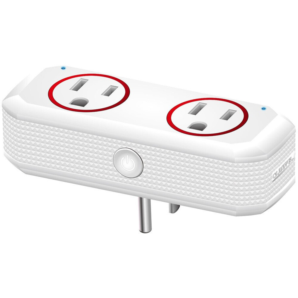 (Red) Smart WiFi Plug Remote Control Socket Outlet