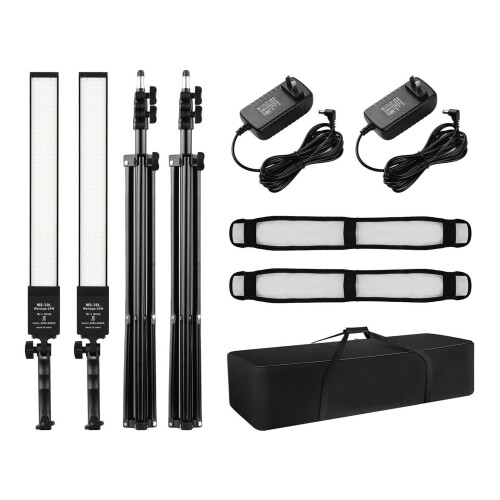 (UK Plug) Photography Studio LED Lighting Kit 2