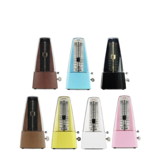 (White) Universal Pyramid Mechanical Metronome ABS Material 1