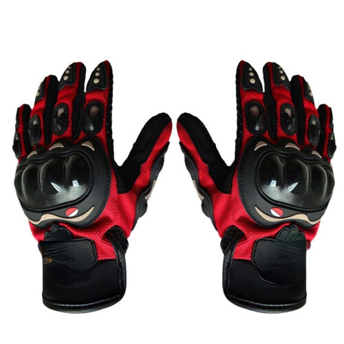 (Red, XL) Motorcycle Riding Gloves